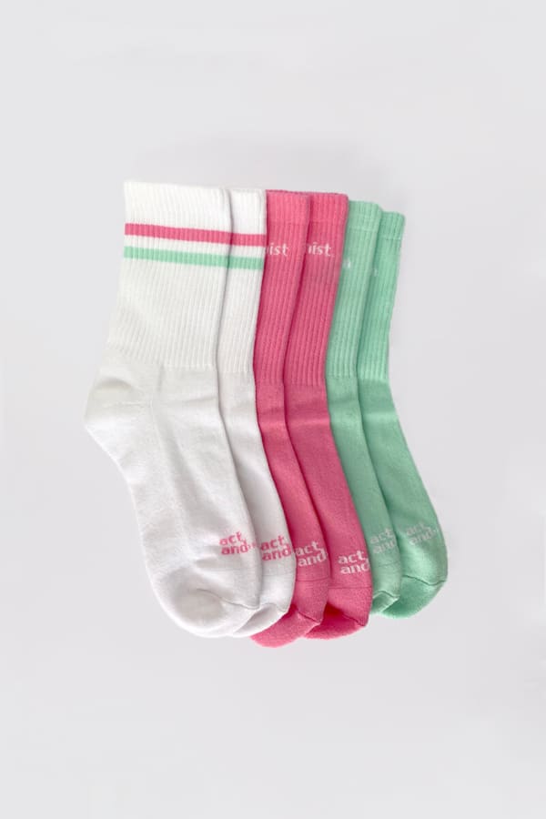 3 Pack of Organic Sports Socks