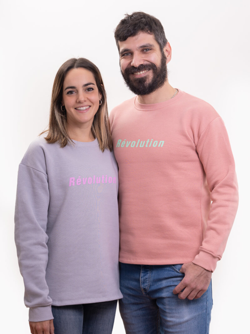 Sudadera Unisex de Algodón Orgánico Révolution Gris