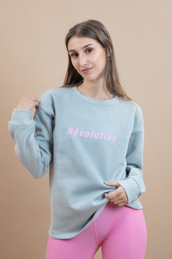 Sudadera unisex de algodón organico revolution